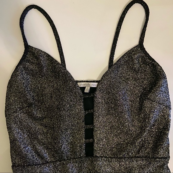 Metallic Charlotte Russe Mini Dress - Picture 4 of 4